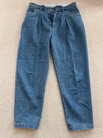 FARAH 블루 데님 테이퍼드