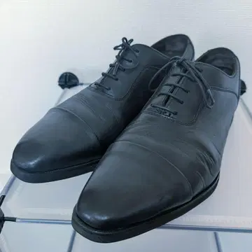 블랙 드레스 슈즈 가죽 신발 미즈노 런 워크