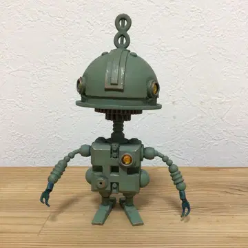 7, 미니 로봇 스팀펑크 러스틱 그린 12.5cm