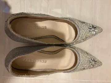 BENEDICTA 실버 비쥬 하이힐