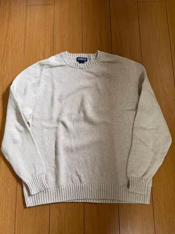 랜즈 엔드 코튼 니트 스웨터 XL