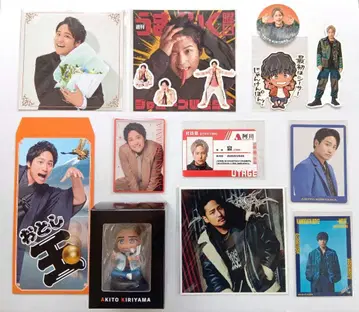 WEST. 키리야마 아키토 남자다운 카드 웃음배 배상 배부대 뒷면 사원증