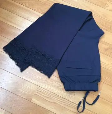 안도라부 밑단 레이스 팬츠