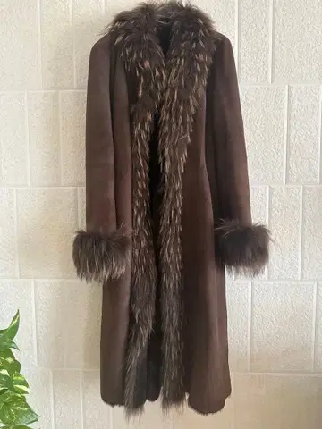 리얼 무스탕 롱