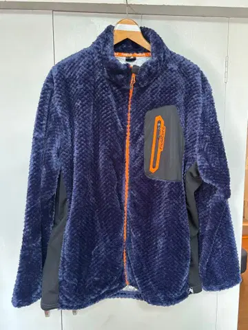 기무라 타쿠야 착용 워크맨 다이아 플리스 안감 알루미늄 자켓 3L 네이비