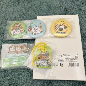 치이카와 해피백 2026년 말띠 해 캔뱃지 아크릴 스탠드 부적 엽서