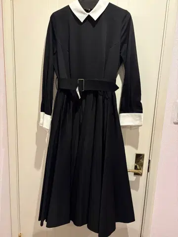 foufou 더블 커프스 바이컬러 원피스