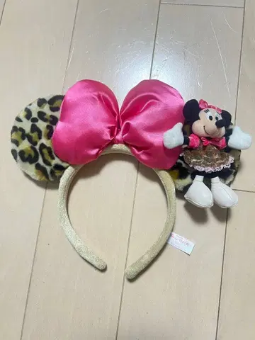 미니 마우스 레오파드 무늬 머리띠