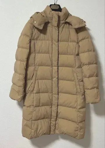 ROPE 후드 탈부착 가능 롱 다운 코트