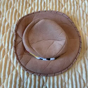 캐릭터 부착 베이지 햇 58cm