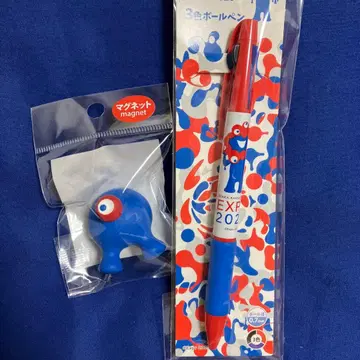 엉덩이 마그넷 미야쿠미야쿠 3색 볼펜 세트