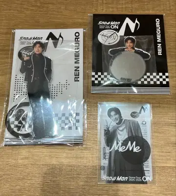 SnowMan ON 아크릴 스탠드 스티커 메구로 렌