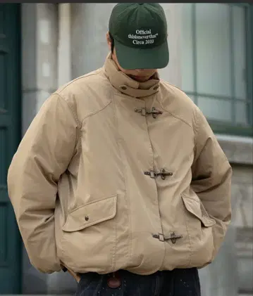 베이지 다운 자켓 XL