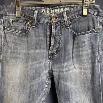 DENHAM 스트레이트 데님 블루
