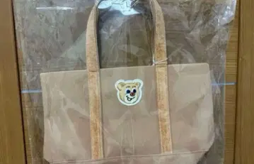 페이러 올드 테디 와펜 토트백 베이지 소 사이즈