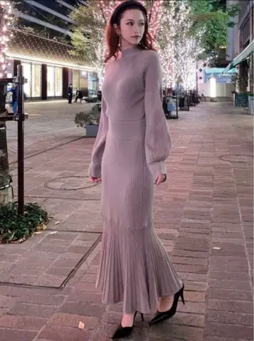 원피스 머메이드 실루엣 원피스 여성용