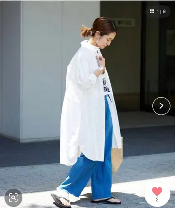 [ 새상품급 ] FRAMeWORK 셔츠 원피스 긴팔