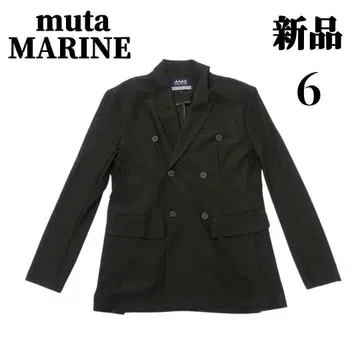 [ 새상품 ] muta MARINE 더블 자켓 사이즈 6 카키 계열 신축