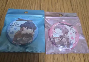 그리드맨 유니버스 캔 배지 TSUTAYA 타카라다 릿카, 미나미 유메