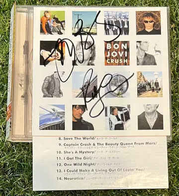 [ 방일 시 입수 ] 본 조비 BON JOVI 존, 리치 친필 사인 CD