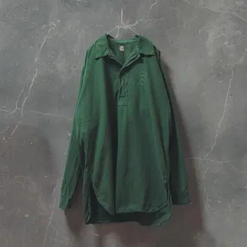 스웨덴군 M55 슬리핑 셔츠 그린 밀리터리 실물