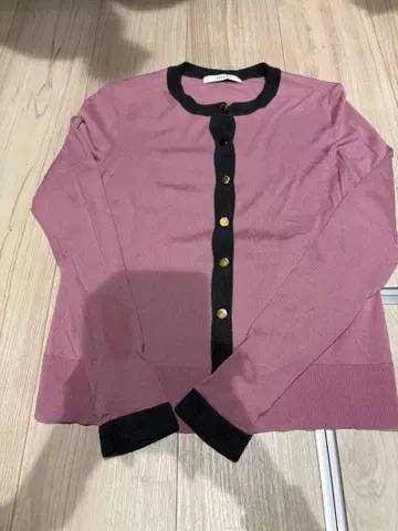 ANAYI 핑크 버튼 가디건