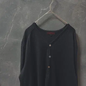 D'URBAN 더반 울 100% 헨리넥 티셔츠 일본제