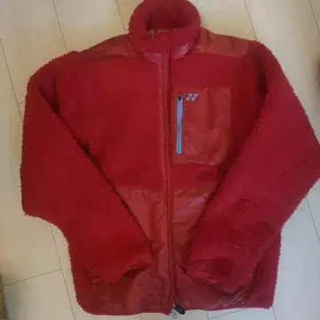 YONEX 플리스 자켓 레드