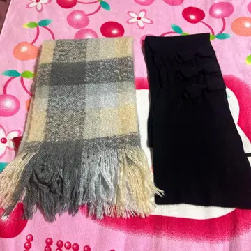 핑크하우스 잉게보그 머플러 2점 세트