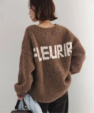 새상품 SLOBE IENA 하치이치블랑카 SLOBE 별주 페루 니트