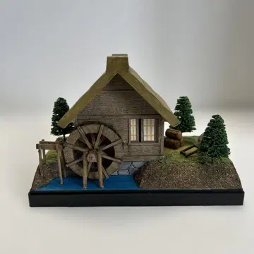 풍물시 물레방앗간 프라모델 완성품