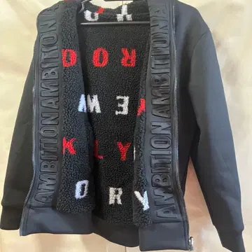 점퍼 리버서블 지퍼 블랙 M 사이즈