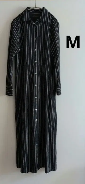 써니클라우드 원피스 흑백 스트라이프 사이즈 M