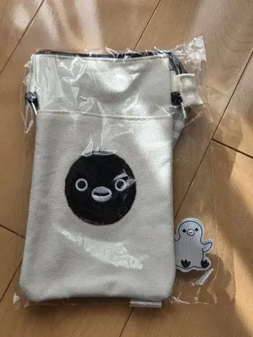 suica 펭귄 깅엄 체크 사코슈