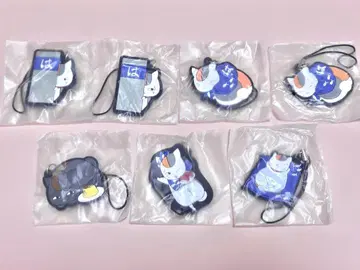 [ 나츠메 우인장 ] 하마즈시 러버 스트랩 5종 시크릿 냥코 선생님