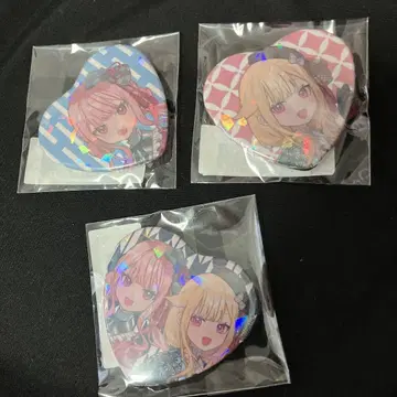 7주년 기념 캔뱃지 히메히나 다나카 히메 스즈키 히나