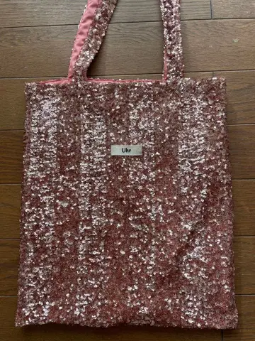 Uhr 스팽글 토트백 핑크 Spick&Span 신주쿠점 한정판