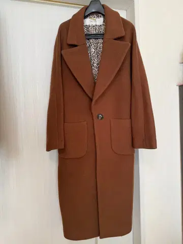 설날 세일 The Virgnia 브라운 롱 코트 38