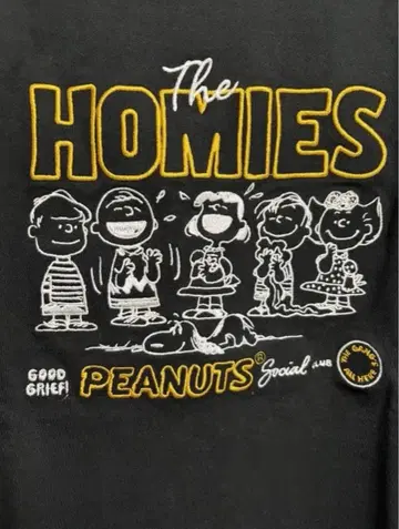 스누피 75주년 팝업 스토어 스누피 긴팔 T셔츠 L 코튼