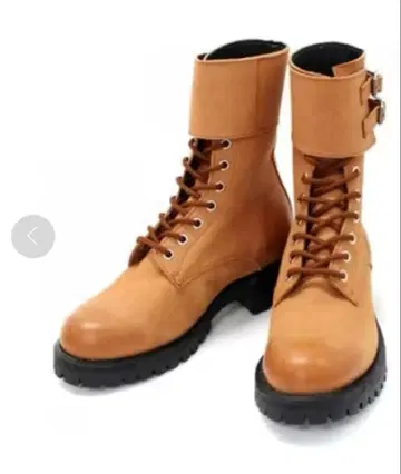 RNA 고트 벨트 부츠 베이지 레이스업