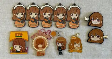 컬러풀 피치 에토 러버 키링 가챠가챠 10점