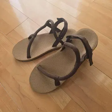 [ 미사용 ] mont-bell 락온 샌들 XL BN 브라운