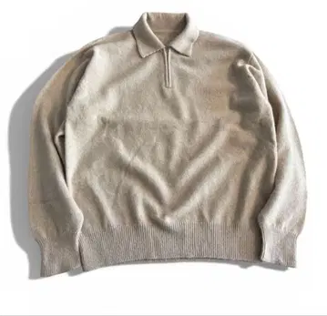 미사용 90's Paul Stuart 하프 지퍼 니트 스웨터