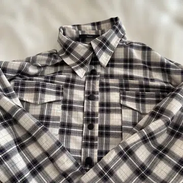 EMODA 체크 무늬 긴팔 셔츠