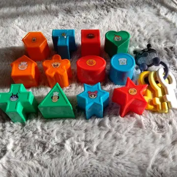 호빵맨 두드려 쿵쿵 목수 호빵맨 어디가 열릴까 열쇠 퍼즐 2점