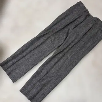 DAKS 울 팬츠 로고 금속