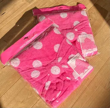 디즈니 후드 부착 타월 2개 세트