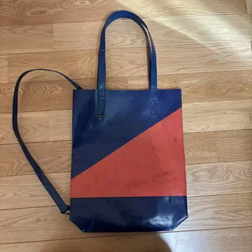 FREITAG 토트백 네이비/오렌지