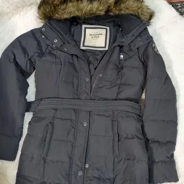 Abercrombie & Fitch 그레이 다운 자켓 M