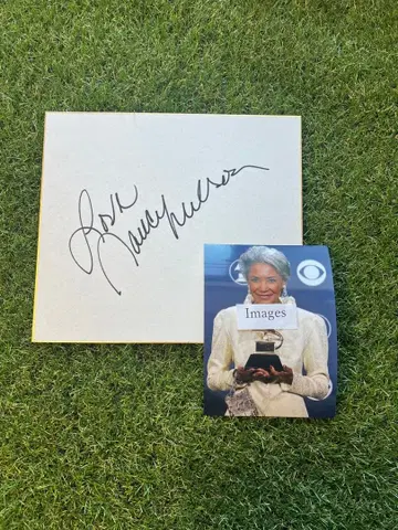 [내한 시 입수] 낸시 윌슨 (Nancy Wilson) 친필 사인 색지